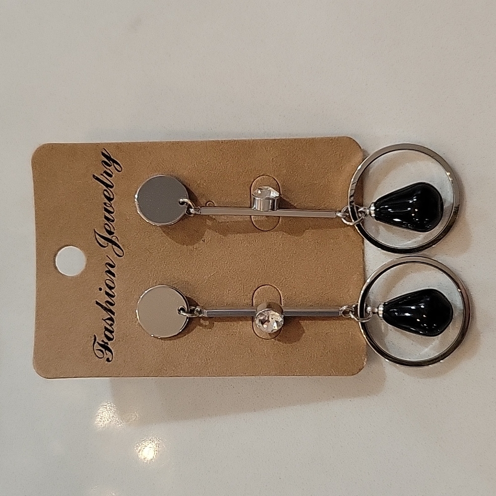 Black earrings